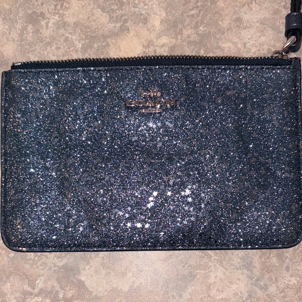 *Betsy Johnson Necklace & Coach Sparkling Blue Wristlet Duo* - Picture 2 of 16